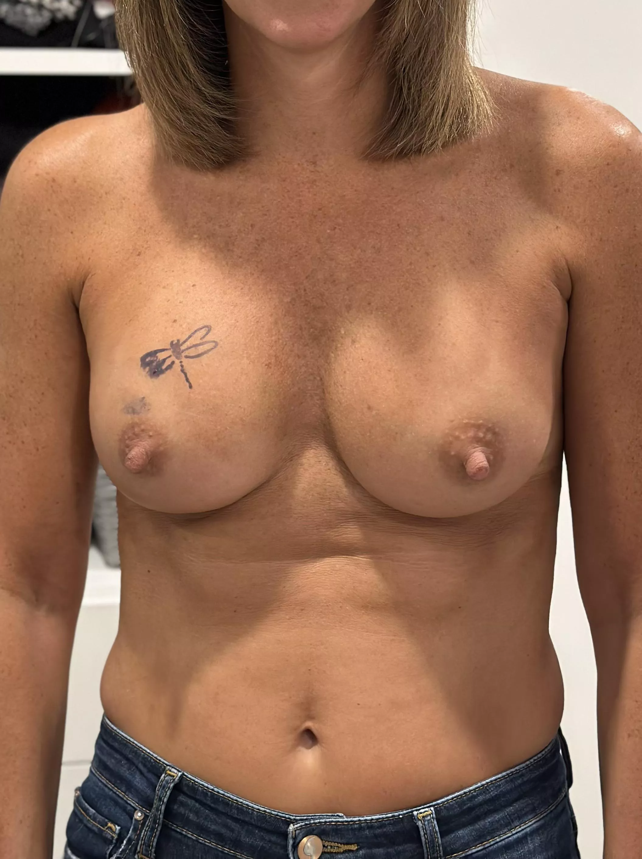 Topless okay today. 52(f) and sexyAF.