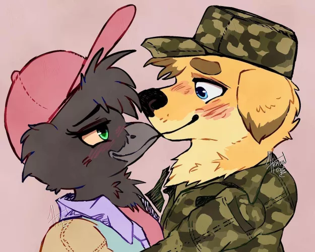 Valentine’s Day everyday 💕(Commission Art by me)