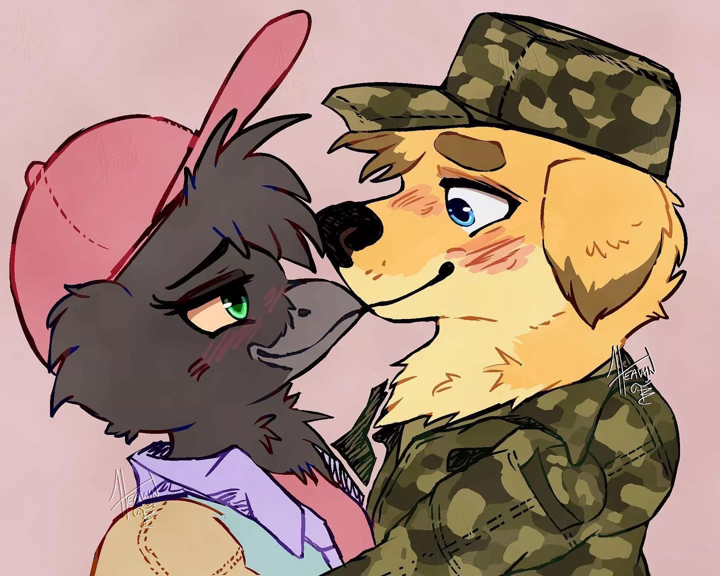 Valentine’s Day everyday 💕(Commission Art by me)