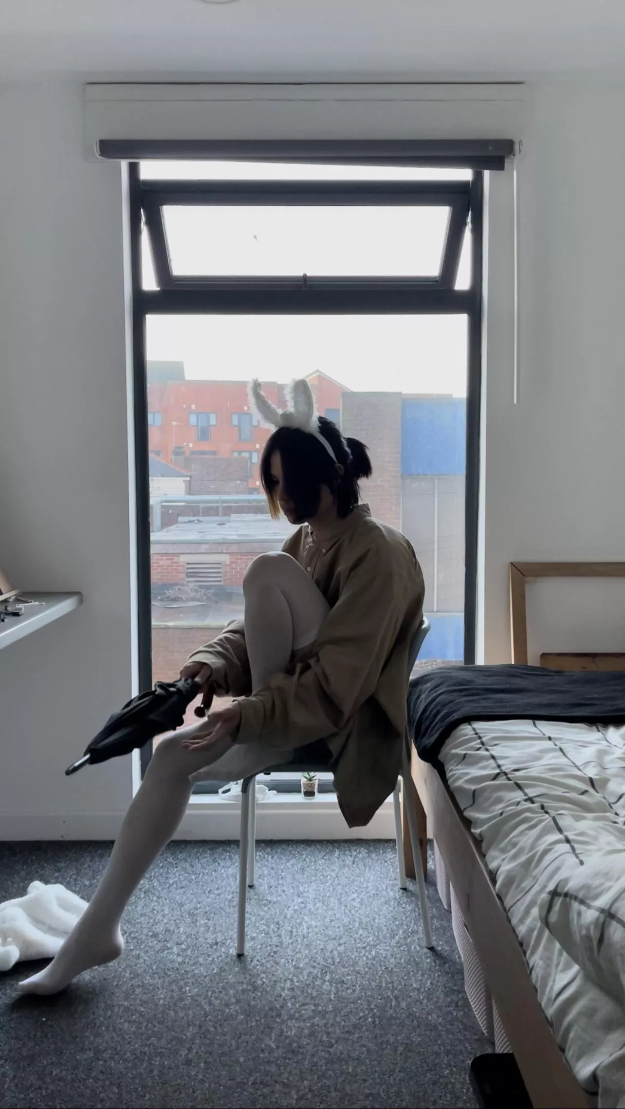 was trying to film a TikTok