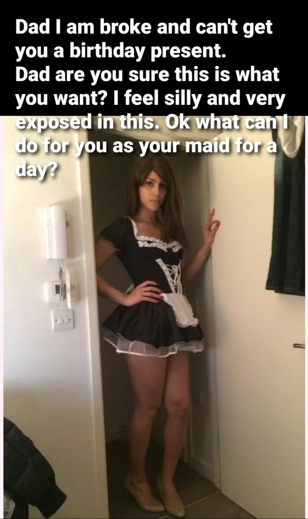 What is a sissy maid? Are you sure this is what you want for your birthday?