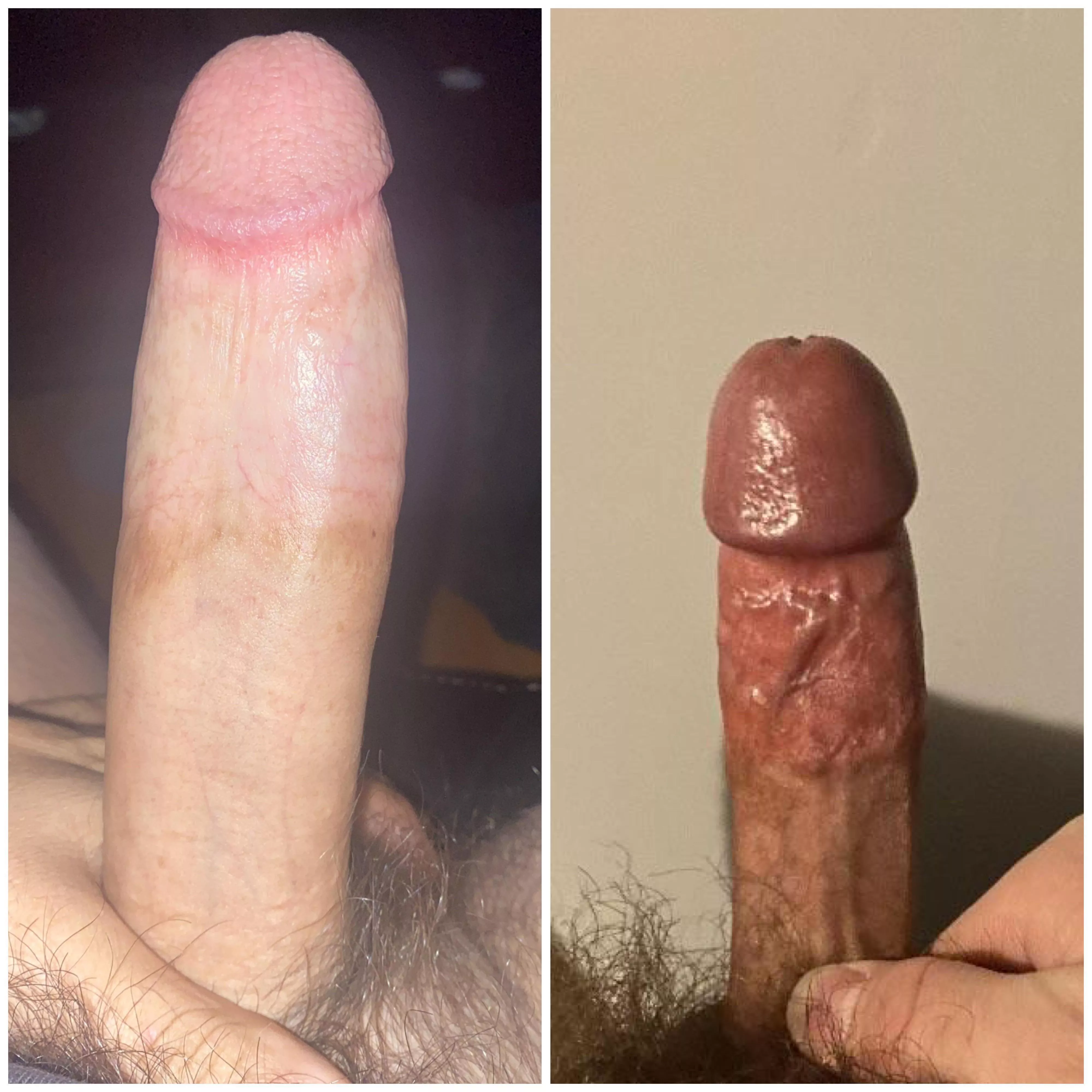 Which one do you prefer? u/WillyStrokes93 (left) and me (right)