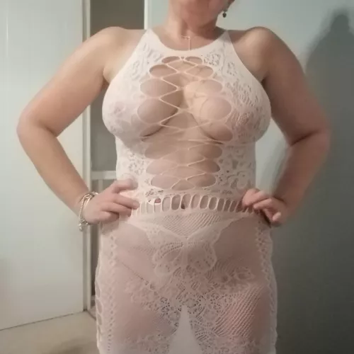 Wife at 52 posing in her fave outfit..