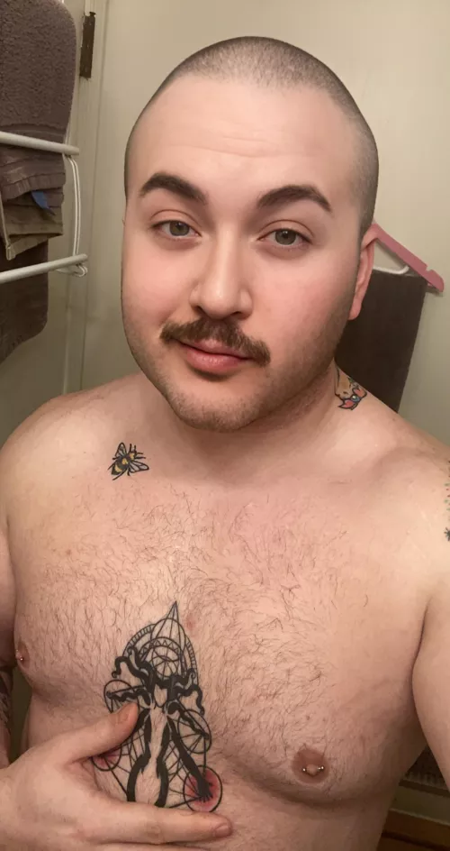 Yay or nay on the stache?