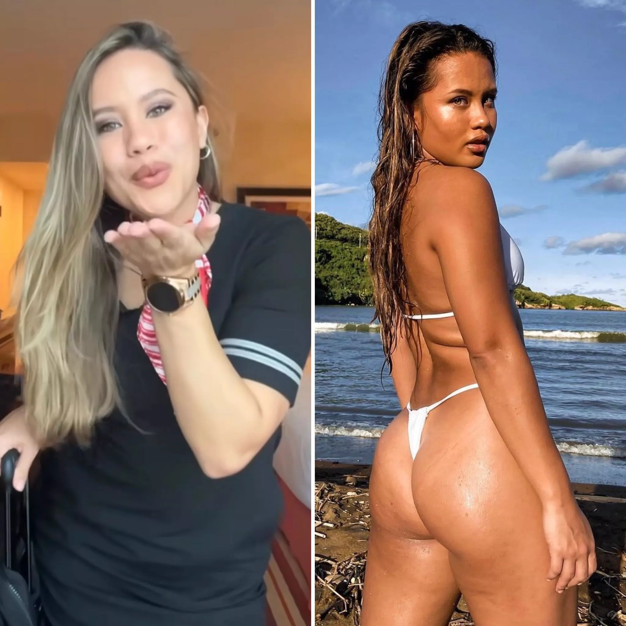 Yes, they are the same girl 🇮🇩 🇬🇺