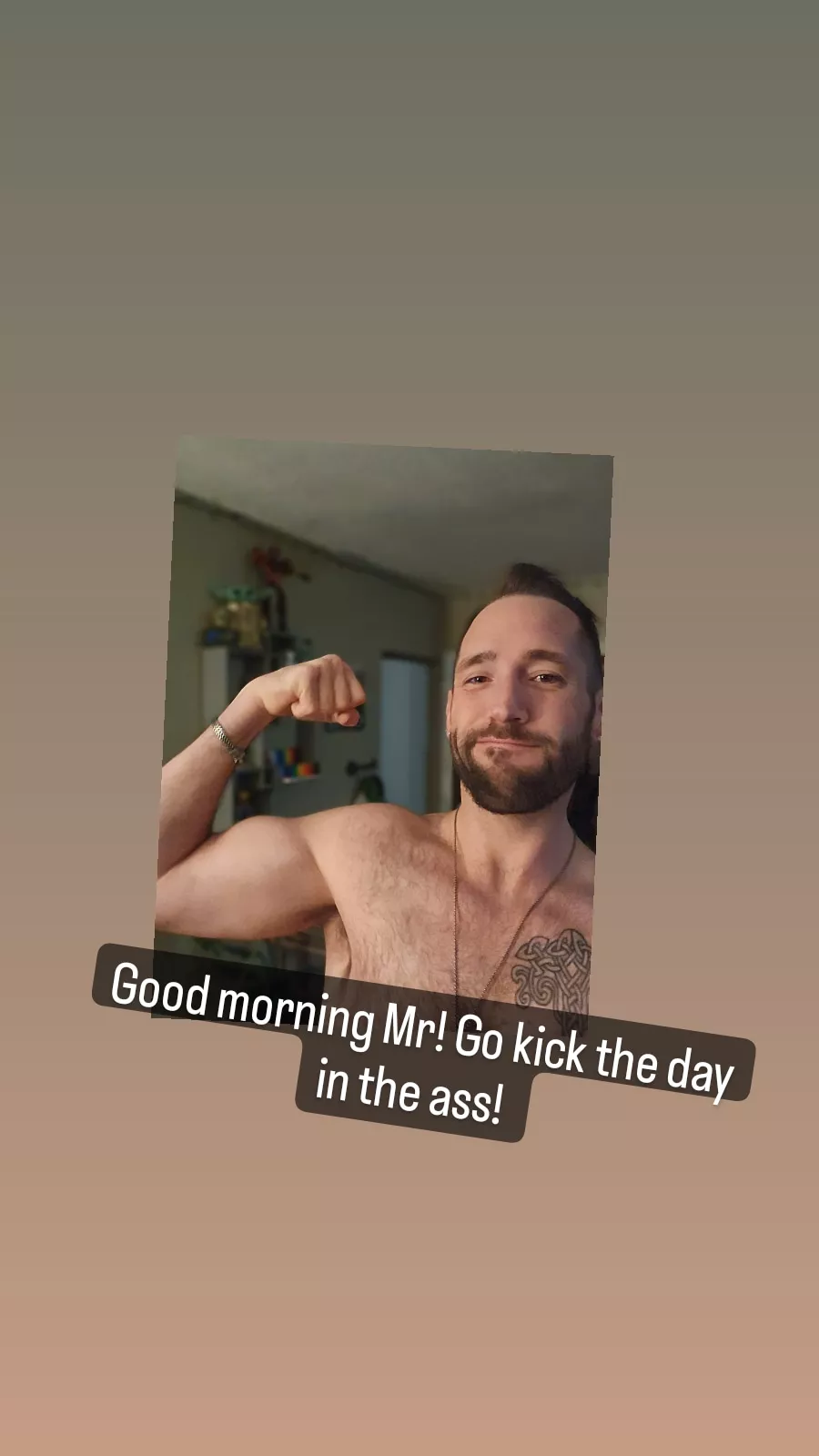 You're gonna kick today's @ss!i just know it! Happy Wednesday!