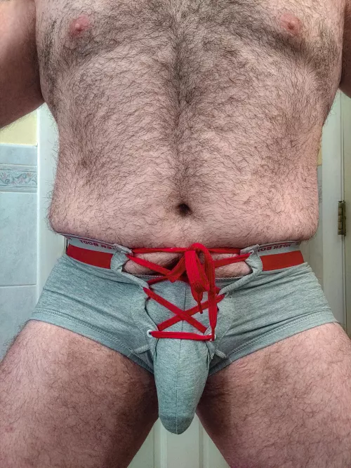 [40] Daddy got new underwear, thoughts?