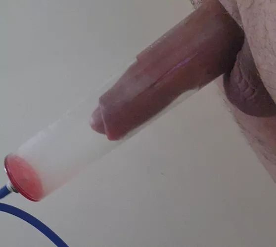 Attempting to hit the sides of my largest tube