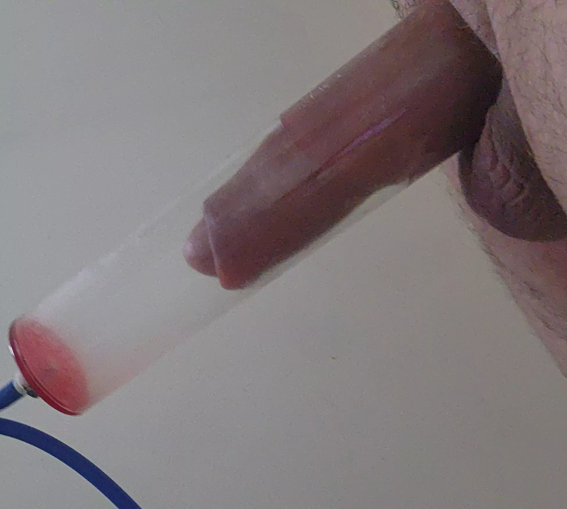 Attempting to hit the sides of my largest tube