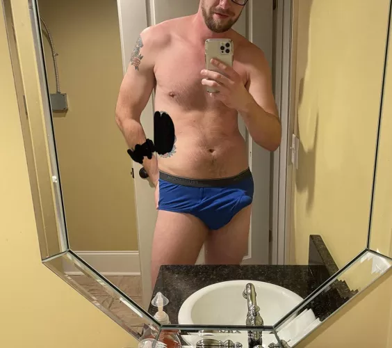 Bulge after a sauna session