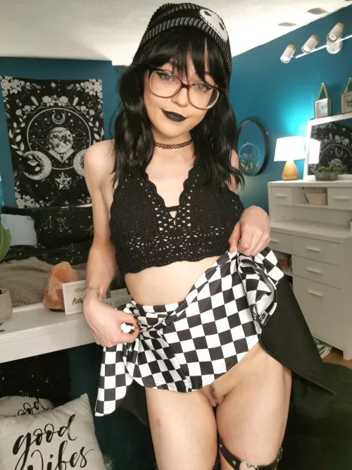 Can I be your pocket-size goth girlfriend?