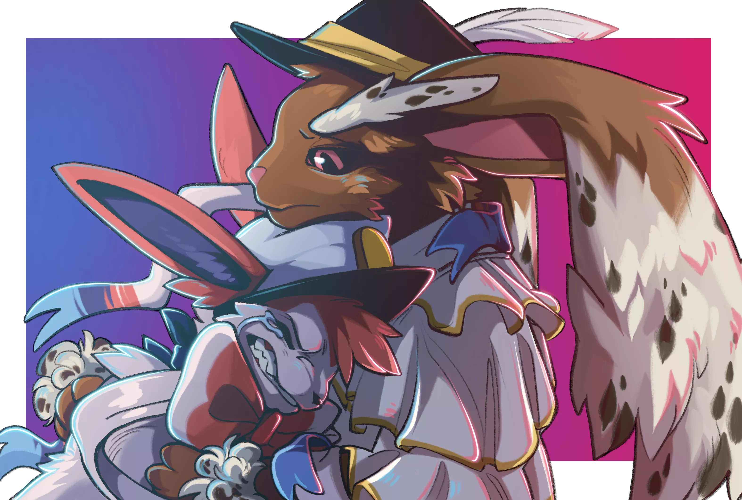 Dark times (my art) (commission for TheOnlyRen on twitter) (commissions are open!)