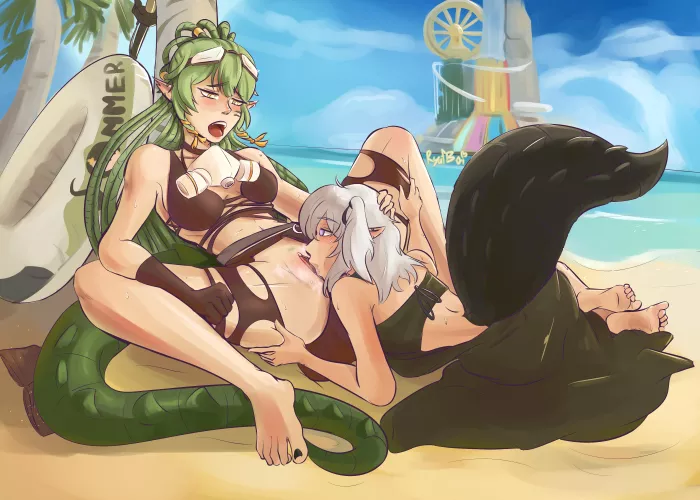 Deserved relax on the beach (RyufBoi)