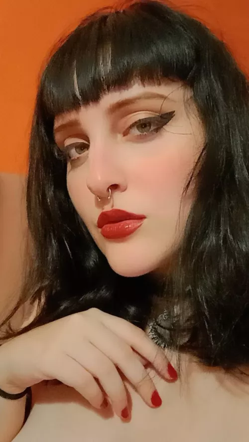 [domme] Lets see how you would look with mommys panties on