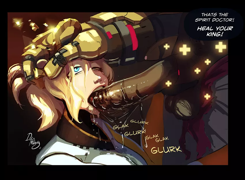 Doomfist finds a use for Mercy (thedirtymonkey)