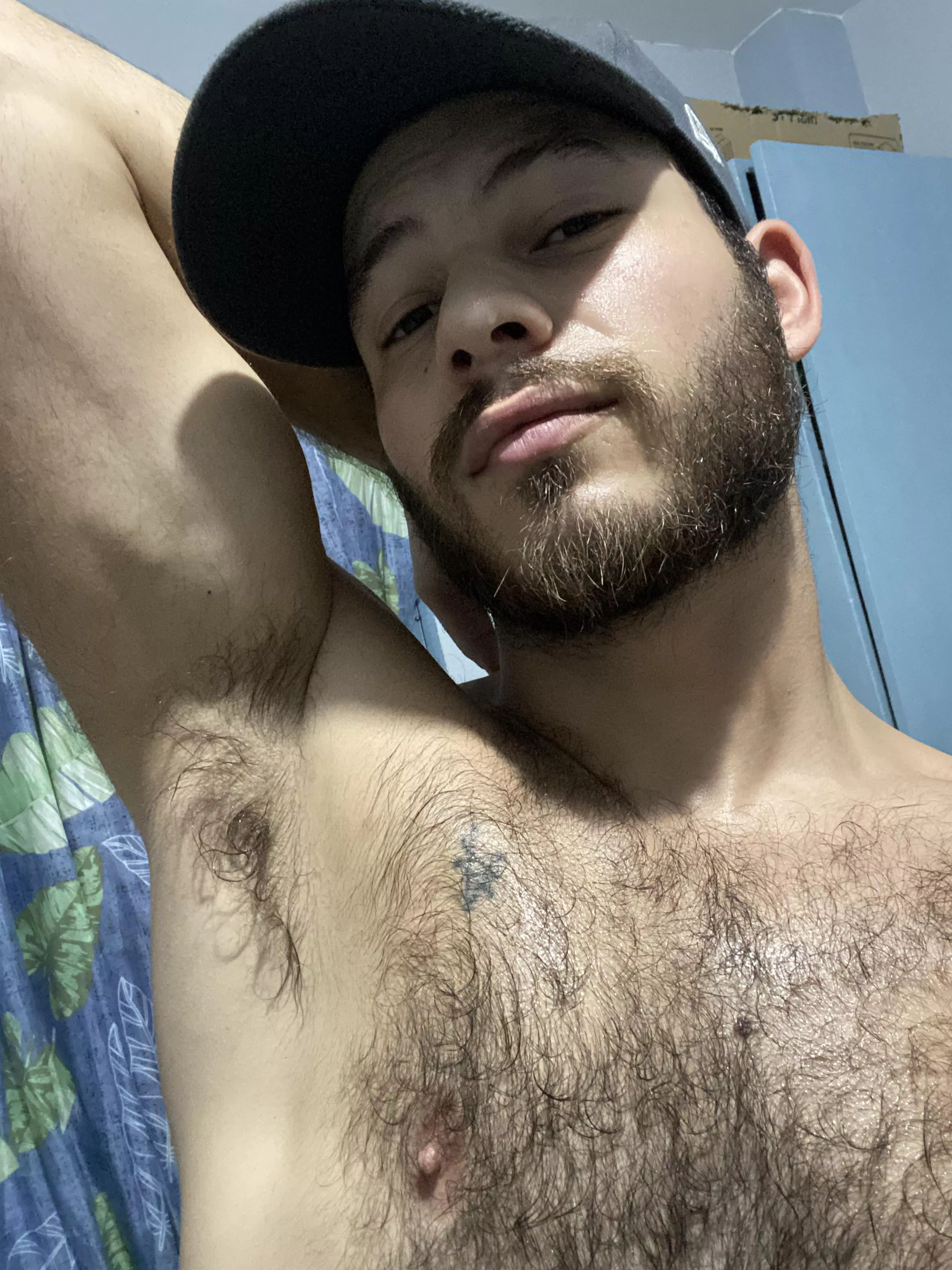 Dripping with sweat 💦