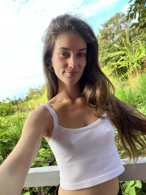 Enjoying a beautiful morning