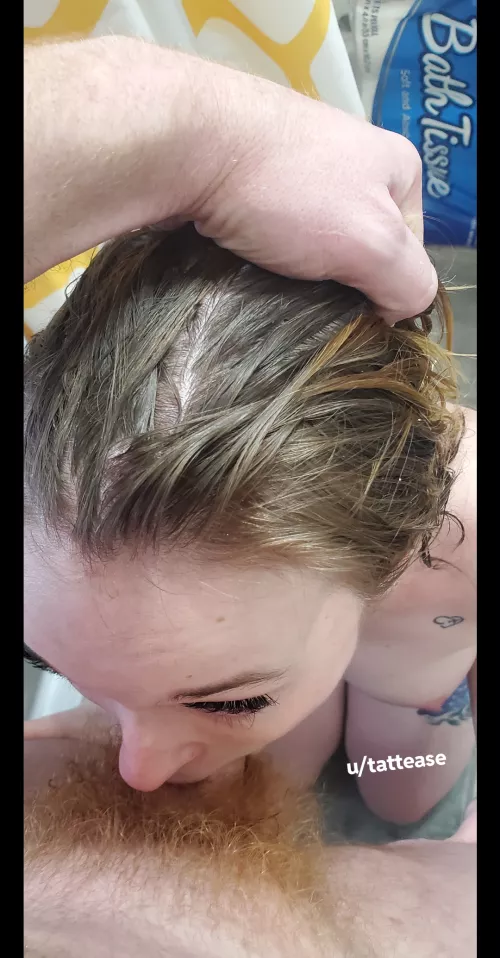 [F] he's got me by the hair