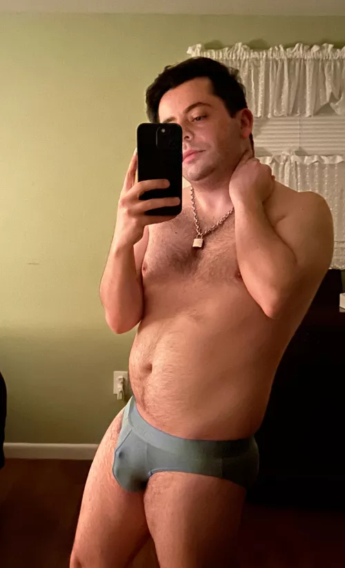 Feeling cute in these briefs