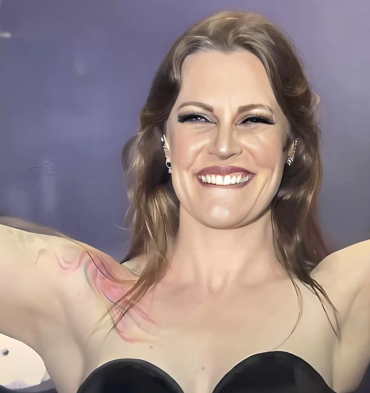 Floor Jansen beautiful smooth armpits