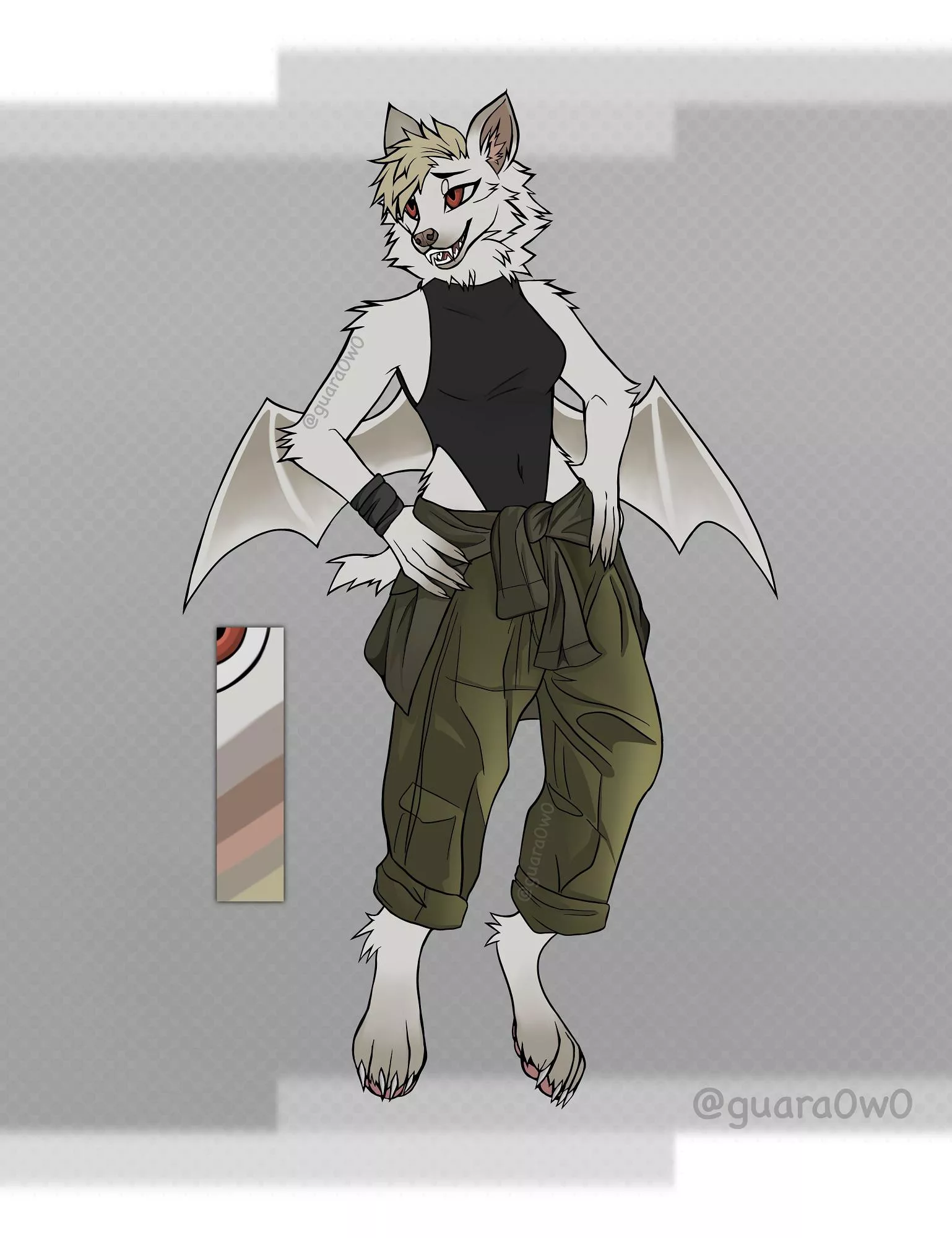 Flying fox adopt - Open (art by me) <3