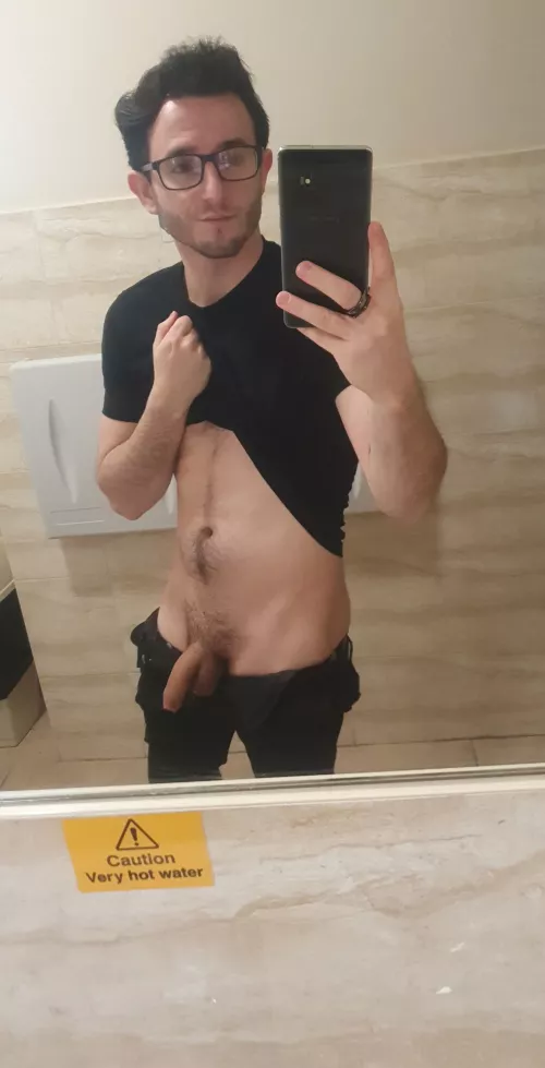 From the bathrooms at work, hope no one walks in