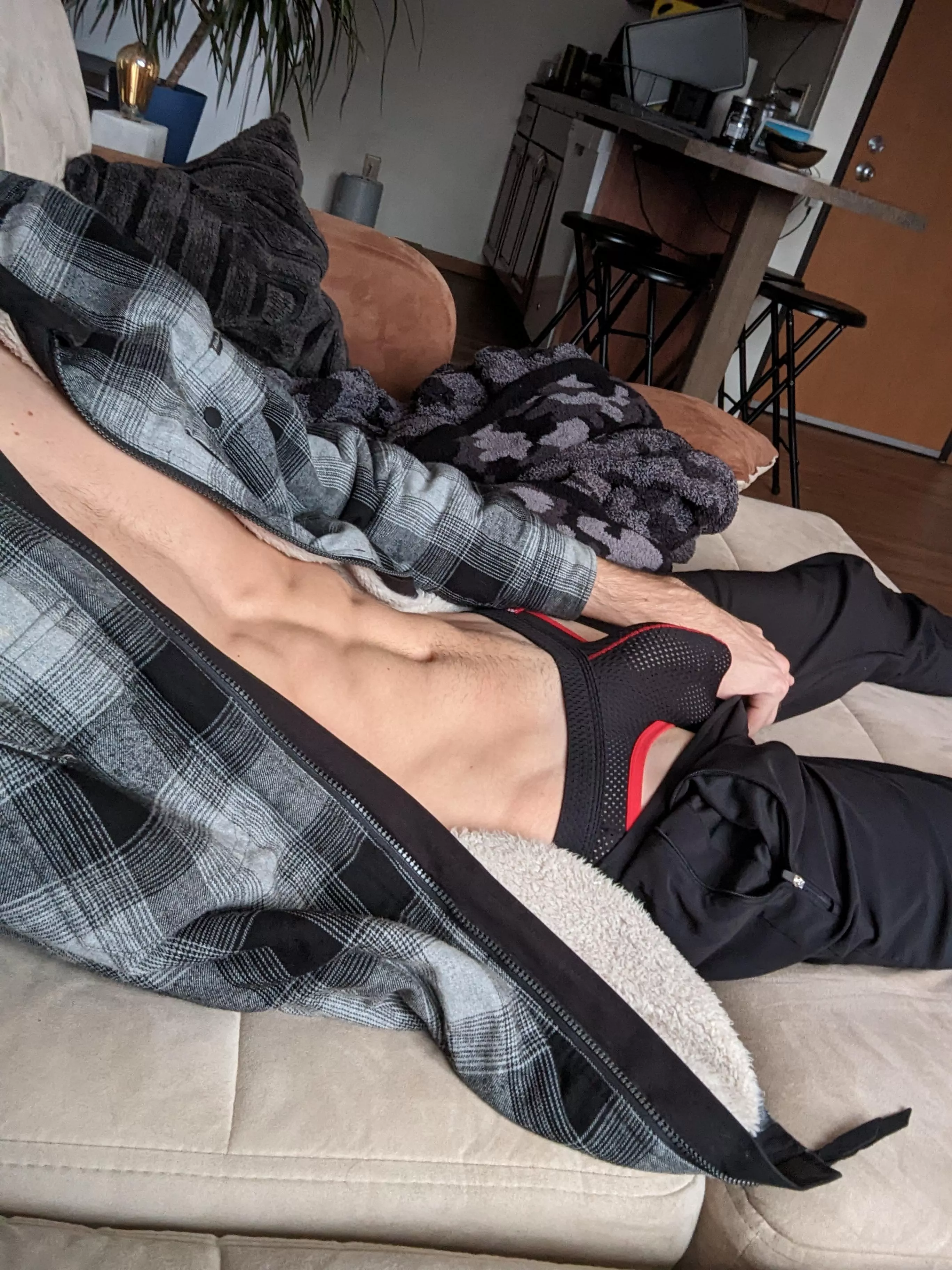 Getting ready to go to the gym