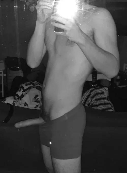 Had to take a nude at my friends place