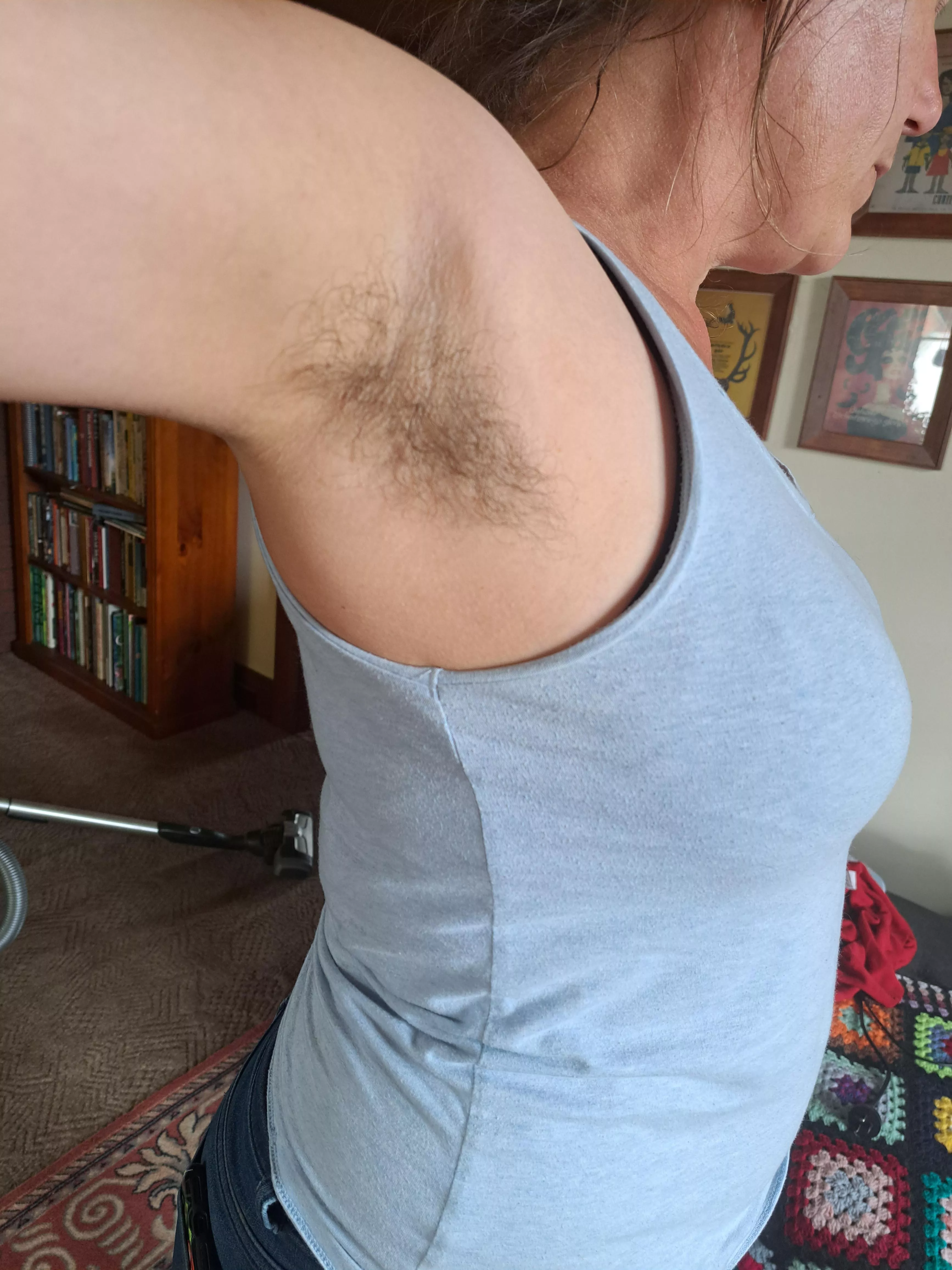 Hairy pits just simply taste and smell better