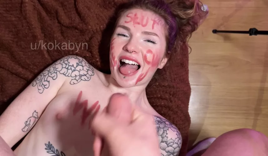 Happy humiliated girl