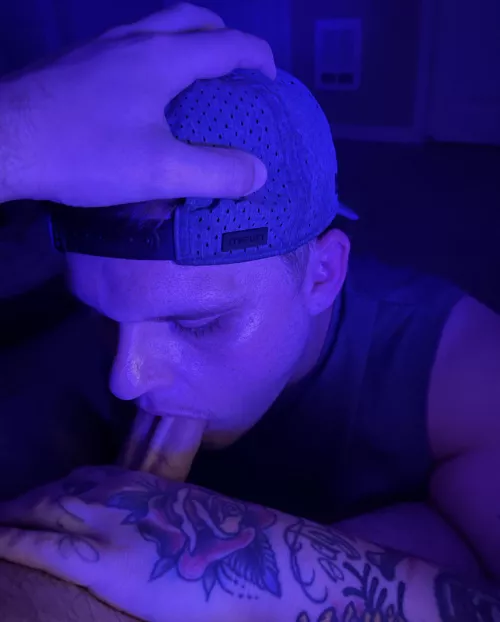 I could feel his cum pulsing into my throat 😏