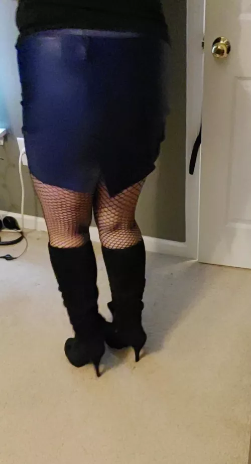 I love these suede boots!