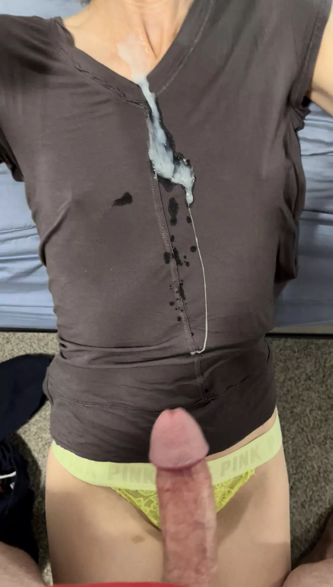 I love this pic of my load all over Wifey’s T-shirt! 💦💦💦😍😍😍