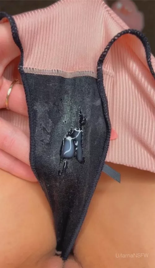 I made my panties tasty 🤭