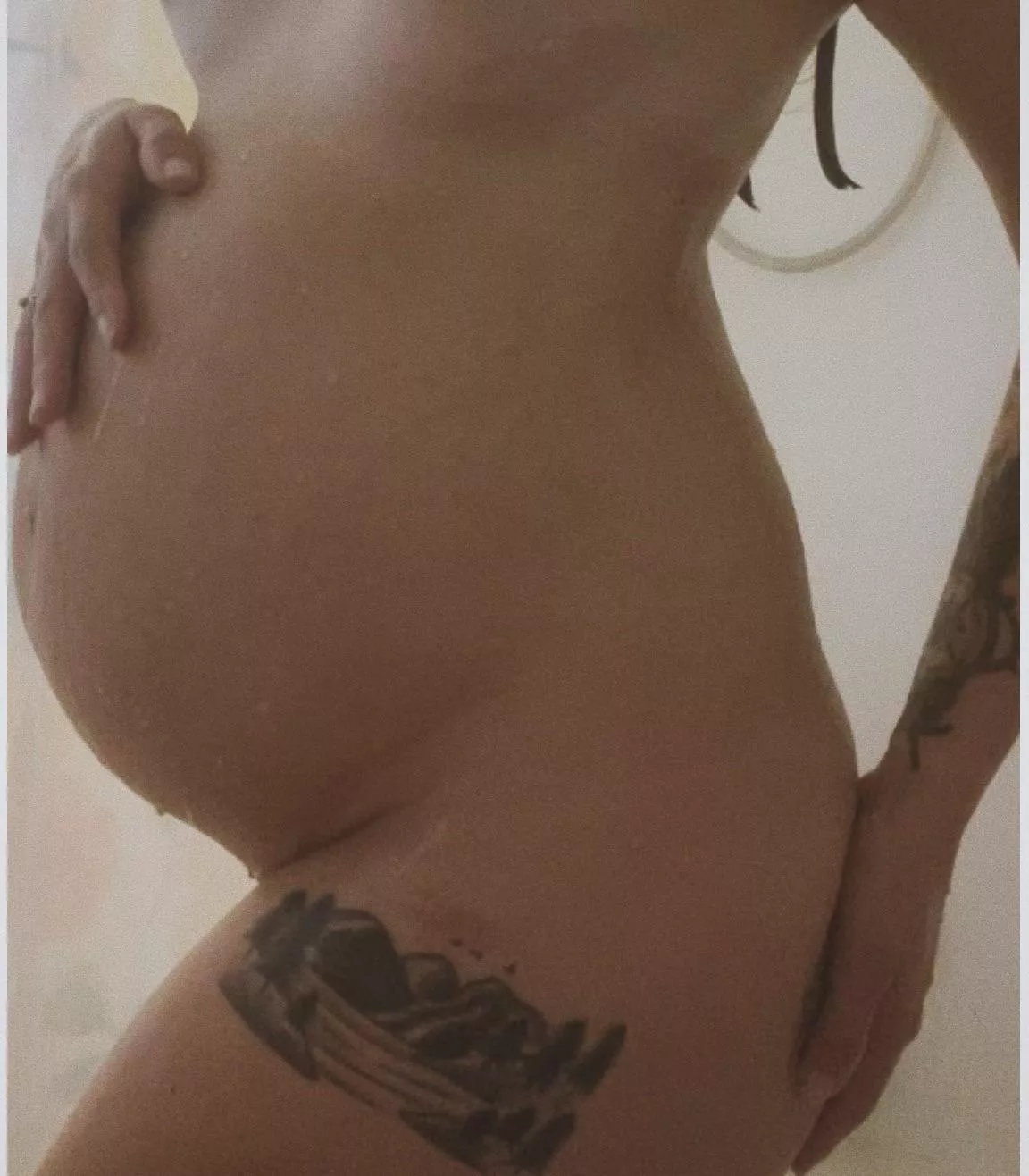 I miss my pregnant belly! I wish I could be bred again! I looked so sexy!