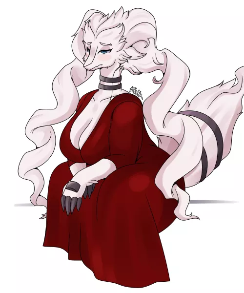 I-is this pose okay, honey?~ (Art by me :D)