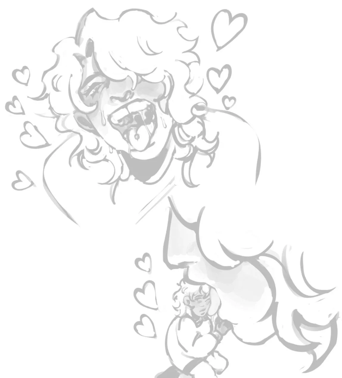 {image} hii i’m new to vore subreddits, but ive been into it for years! heres my bf and is ocs.. (his oc is voring mine hehe)