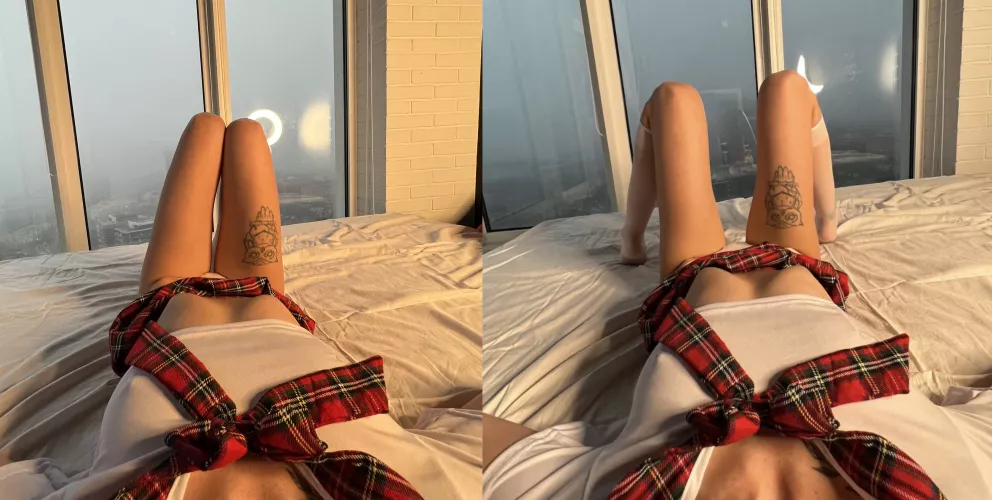 Is it better with legs spread or not?