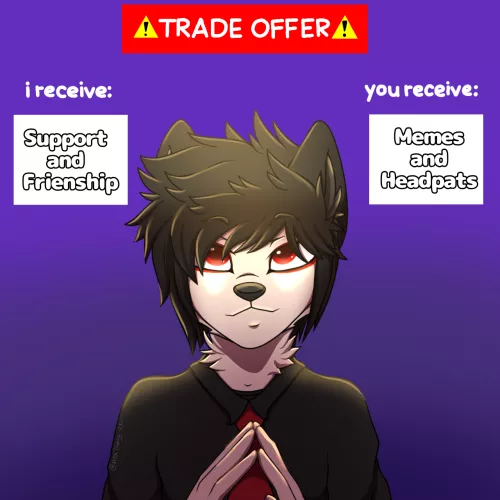 Let's Make A Trade [art by me]