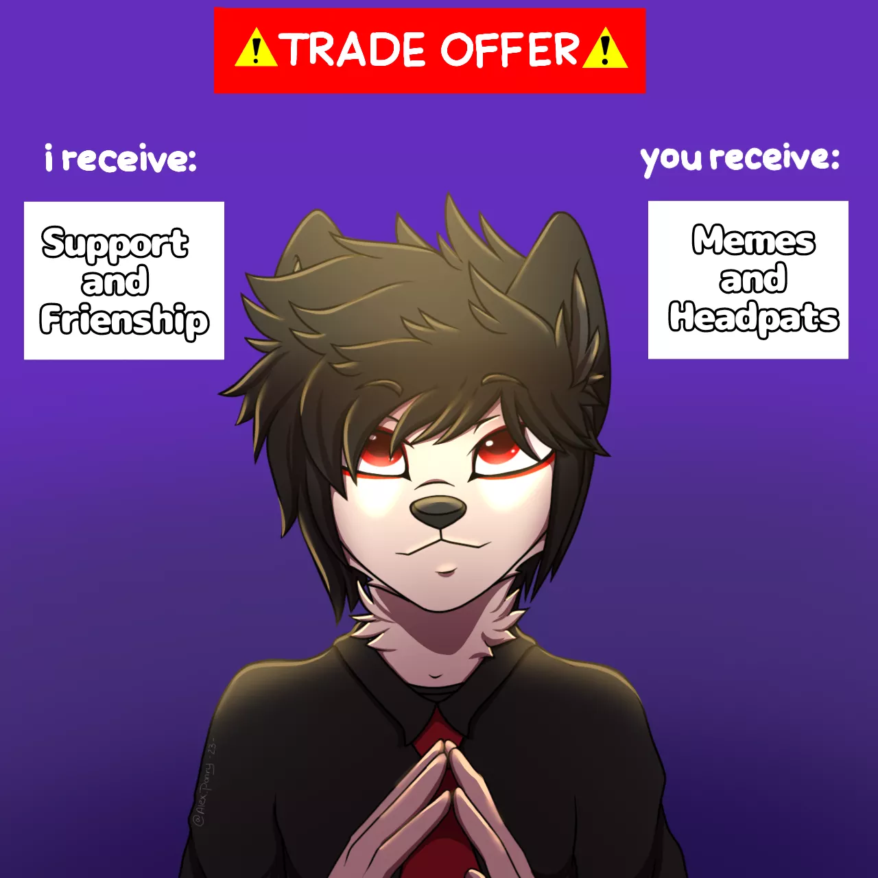 Let's Make A Trade [art by me]