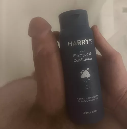 Like fucking a shampoo bottle