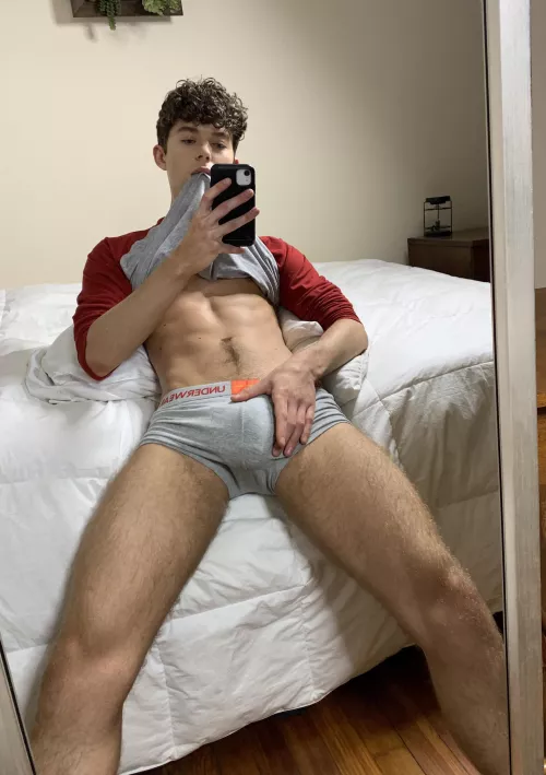 Love playing with it thru the underwear