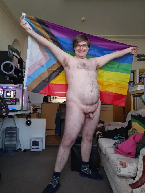 My flag came! Woooooo