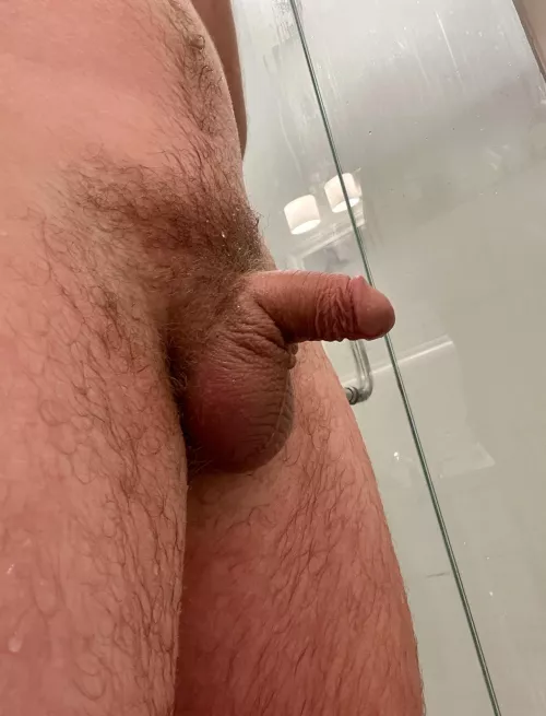 My softy points straight out sometimes…