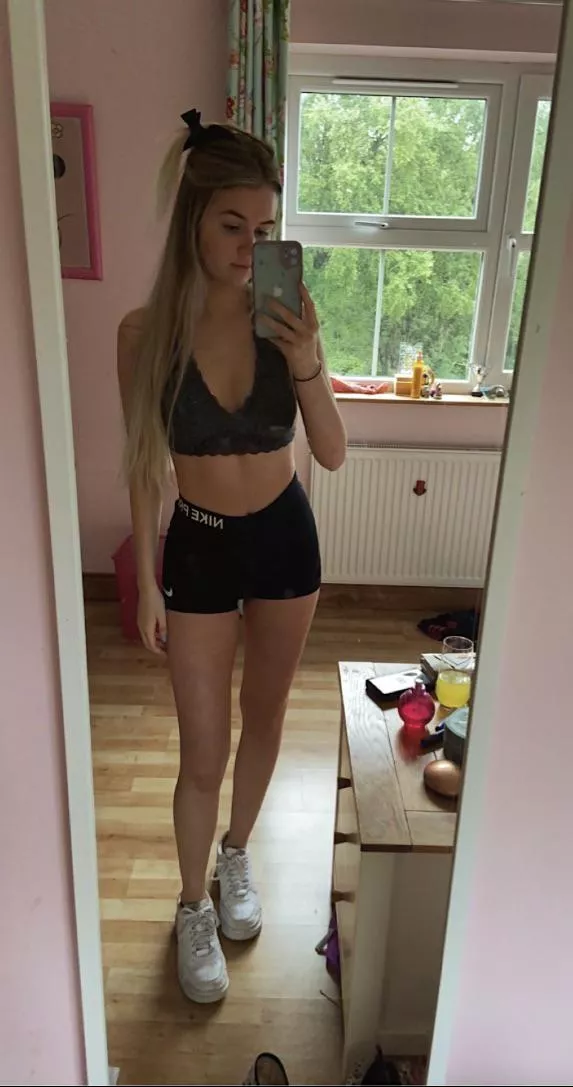 Nike shorts = chav slut