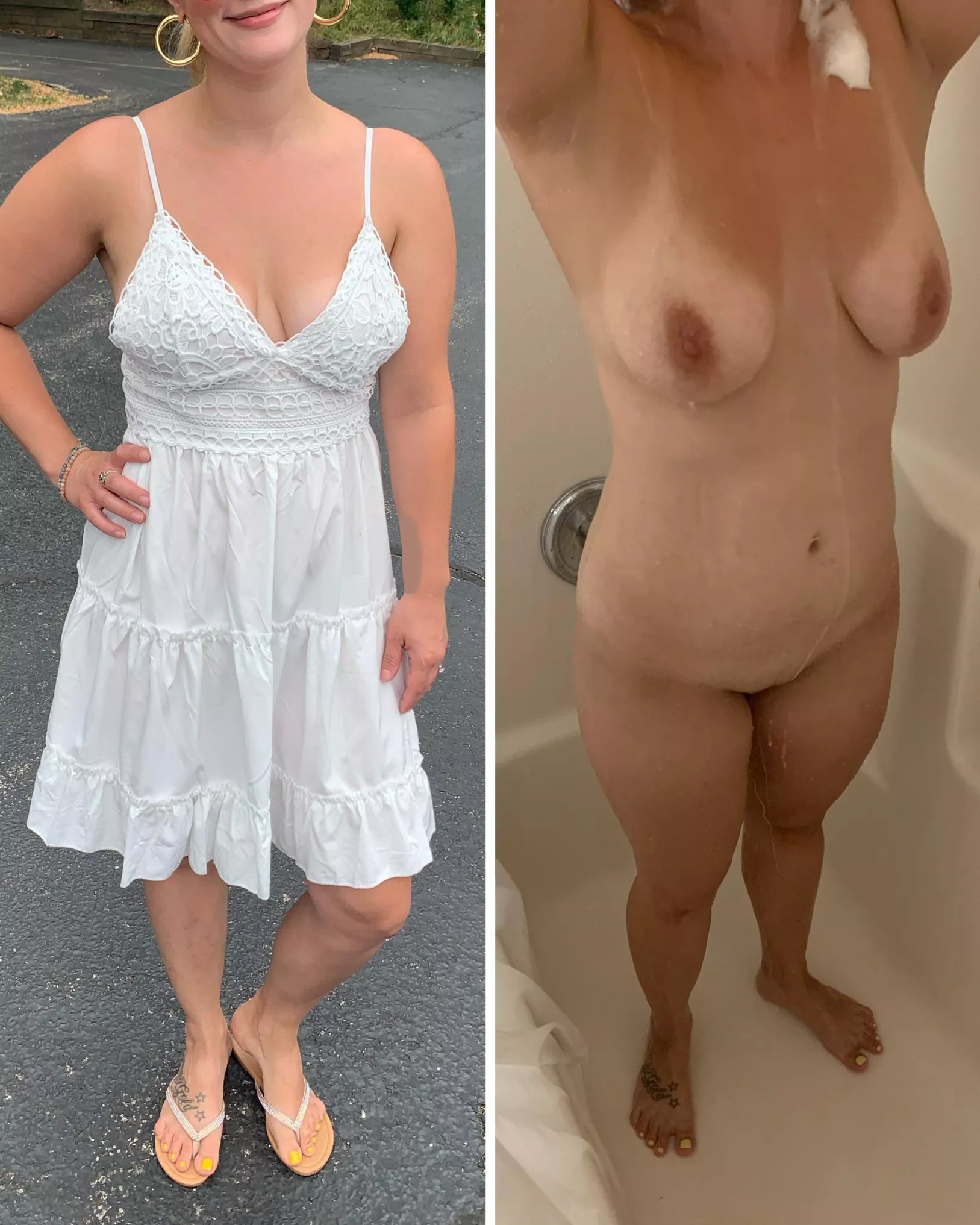 Normal mom, 34, missing the warm weather 🥶 5’3” 125lbs