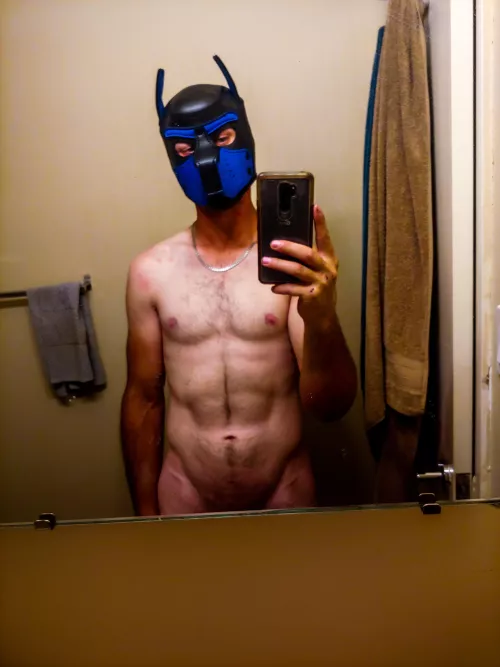 Pup is all squeaky clean 🐶🐶