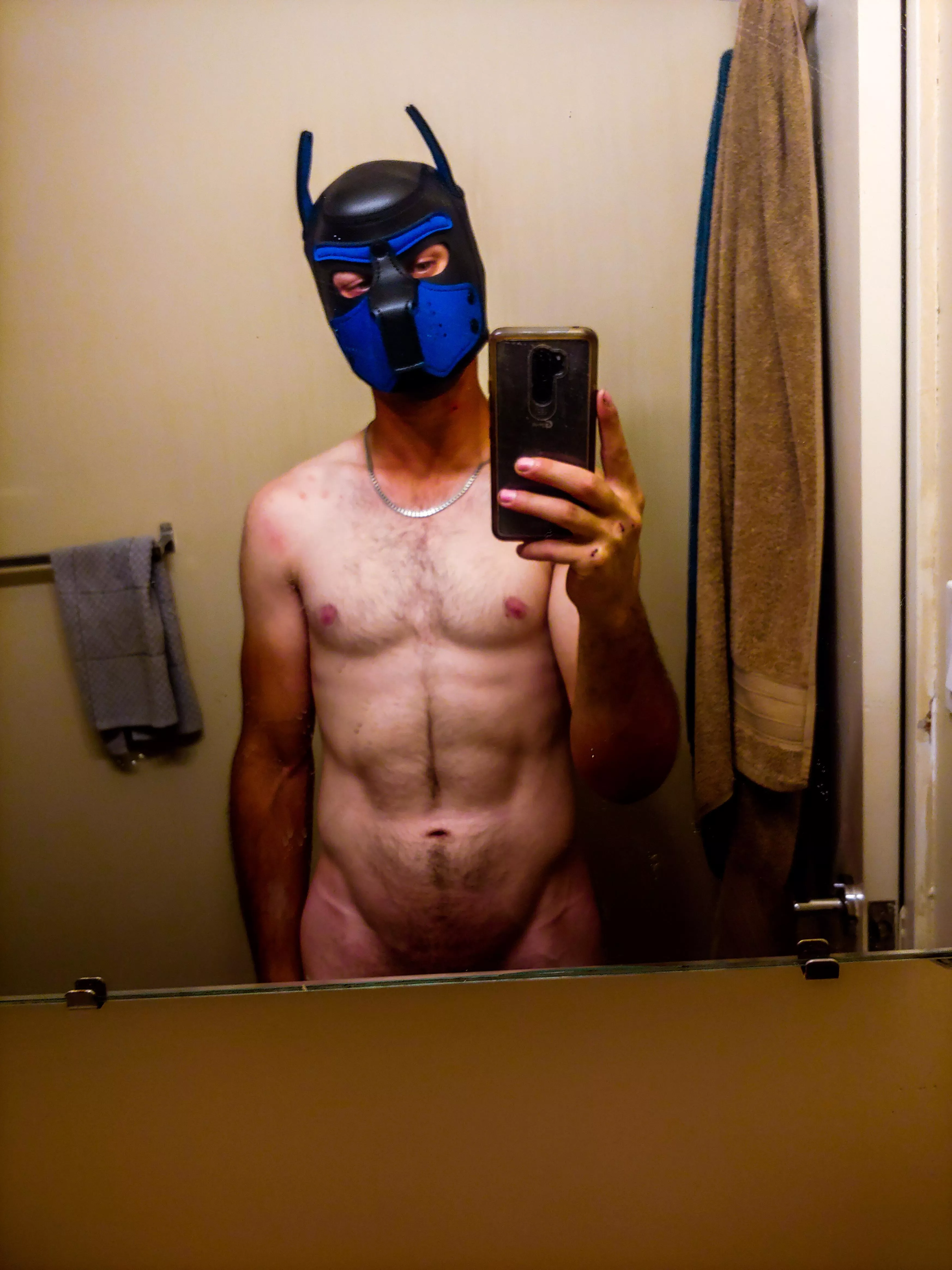 Pup is all squeaky clean 🐶🐶