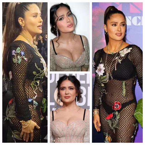 Salma Hayek just keeps getting hotter, need a dom bi bud to make me goon for her curvy body and pretty face