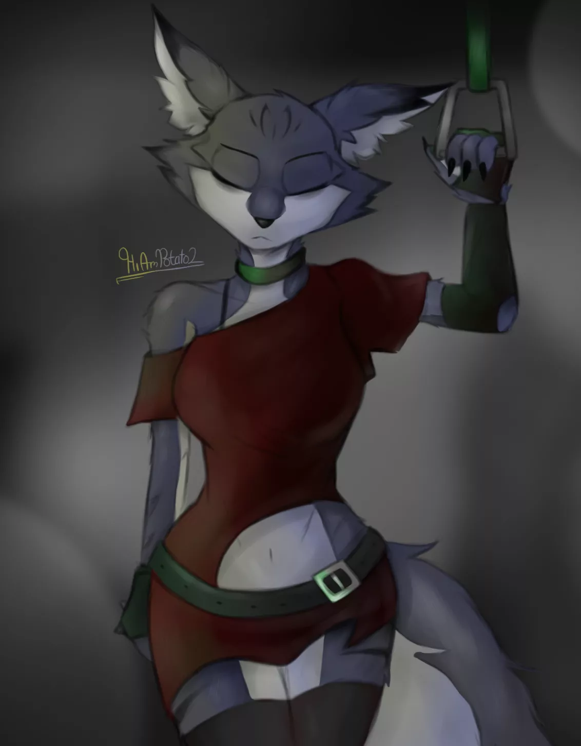 She's falling asleep... (My Art) (Need name suggestions for her)